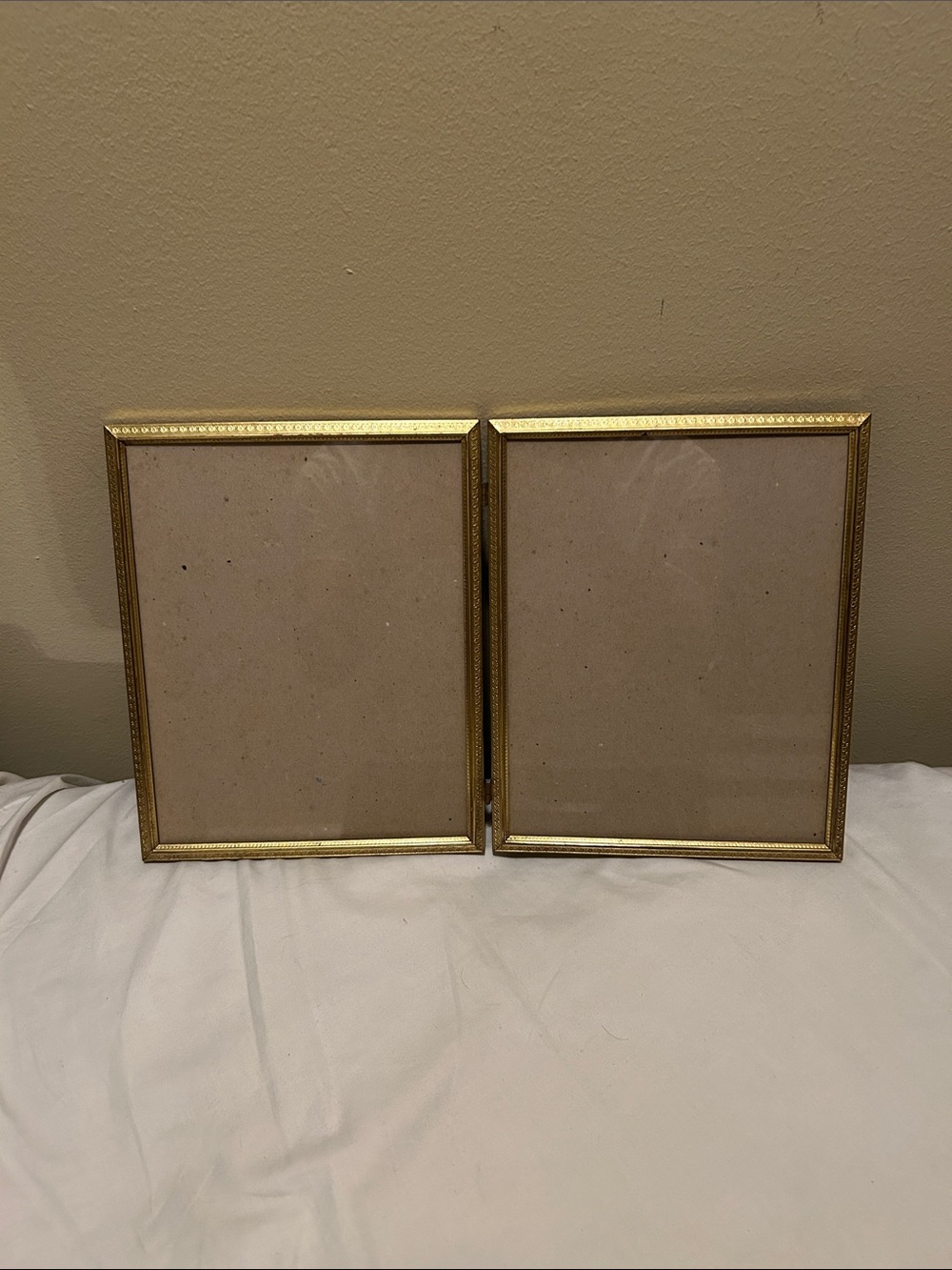 Vintage Gold Picture Frame Pair